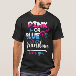 Roze of blauwe oma houdt van je seksistische parti t-shirt