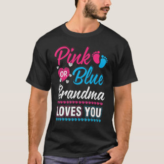 Roze of blauwe oma houdt van je t-shirt