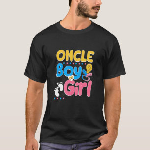 Roze of Blauwe Onkel houdt van je beste oom ooit f T-shirt