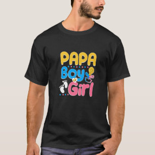 Roze of Blauwe Papa houdt van je beste vader ooit  T-shirt
