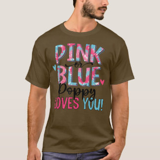 Roze of blauwe papaver houdt van je ogen Baby T-shirt