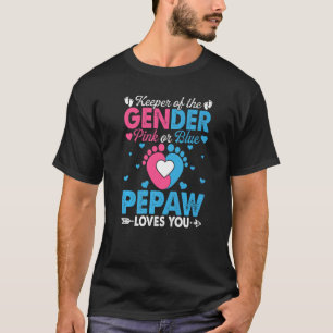 Roze of blauwe papegaai houdt van je geslacht om d t-shirt