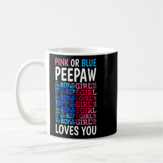 Roze of blauwe peuldooi houdt van je geslacht om B Koffiemok
