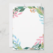 Roze of Blauwe Pompoen Geslacht onthullen Uitnodig Kaart (Achterkant)