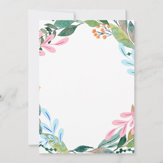 Roze of Blauwe Pompoen Geslacht onthullen Uitnodig Kaart (Achterkant)