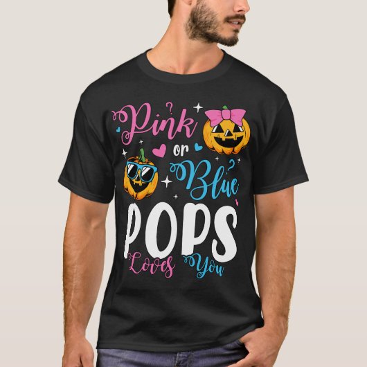 Roze of blauwe Poppen houdt van je pompoen Baby Ma T-shirt (Voorkant)
