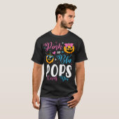 Roze of blauwe Poppen houdt van je pompoen Baby Ma T-shirt (Voorkant volledig)