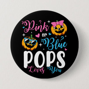 Roze of blauwe Poppen houdt van je pompoen Baby ro Ronde Button 7,6 Cm