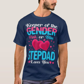 Roze of Blauwe Stepdad houdt van je seksespecifiek T-shirt