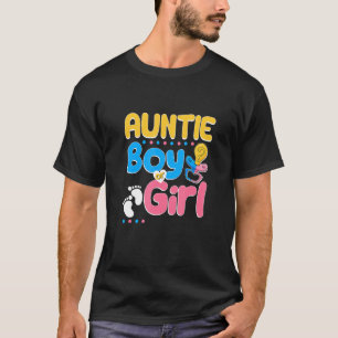 Roze of blauwe tante houdt van je beste tante ooit t-shirt
