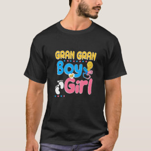 Roze of Blue Gran houdt van je beste oma ooit T-shirt