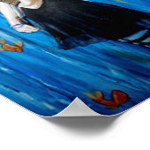 Roze of draai poster (Hoek)