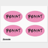 Roze (of kies kleur) Weersta Stickers (Vel)