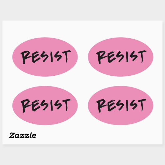Roze (of kies kleur) Weersta Stickers (Vel)
