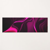 Roze of paarse curven tegen donkere paarse achterg yogamat (Voorkant (horizontaal))