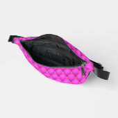 Roze Ogee Goud Diamanten Getuft Fanny Pack Heuptasje (Open)