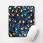 Roze ogen - Mousepad Muismat (Met muis)