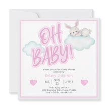 Roze Oh Baby Bosdieren Baby Shower