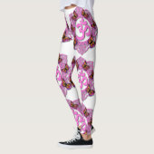 Roze ohm mandala design met Monarch butterflies Leggings (Links)