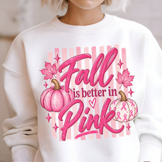 Roze Oktober Herfst Borstkanker Bewustzijn Roze Trui