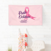 Roze oktober spandoek (Insitu)