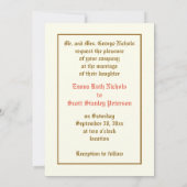  roze oleander bloemen huwelijksuitnodiging kaart (Achterkant)