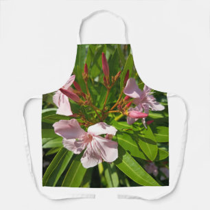 Roze Oleander Bloementuin Schort Botanische Keuken