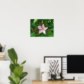 roze oleander poster (Thuiskantoor)