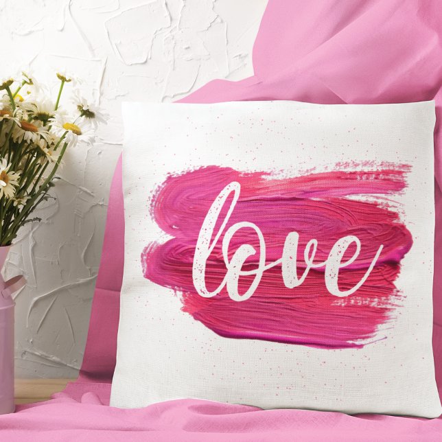 Roze olieverf van de Liefde Kussen (Creator heeft geüpload)