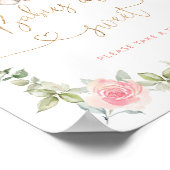 Roze olifant Babies zijn een zoet Poster (Hoek)