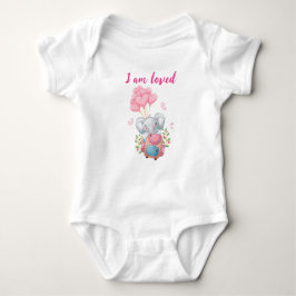 Roze Olifant Baby Body | Ik word Liefgehad Romper