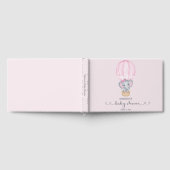 Roze olifant Baby Girl Shower Gastenboek (Volledig)