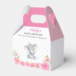 Roze Olifant Baby Meisje Douche Sprinkle Gast Gift Bedankdoosjes
