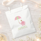 Roze olifant Baby shower Bedankzakje (Geknipt)