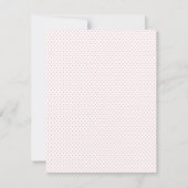 Roze olifant Baby shower Dank je wel Notitiekaartje (Achterkant)