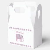 Roze olifant Baby shower Hartelijk dank Bedankdoosjes (Geopend)