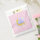 roze olifant Baby shower meisje Bedankzakje (Gezegeld)