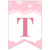 Roze olifant Baby shower Vlaggetjes (Tweede vlag)