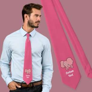 Roze olifant cartoon das