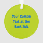 Roze olifant cartoon ornament (achterkant)