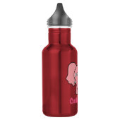 Roze olifant cartoon waterfles (Links)