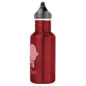 Roze olifant cartoon waterfles (Rechts)