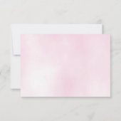 Roze Olifant Dank u kaart (Achterkant)