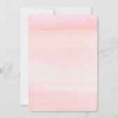 Roze olifant eerste verjaardag, Pinda meisjes Kaart (Achterkant)