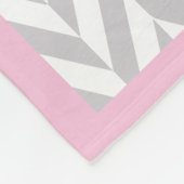 Roze Olifant Geboorte Keepsake Ontwerp Fleece Deken (Hoek)