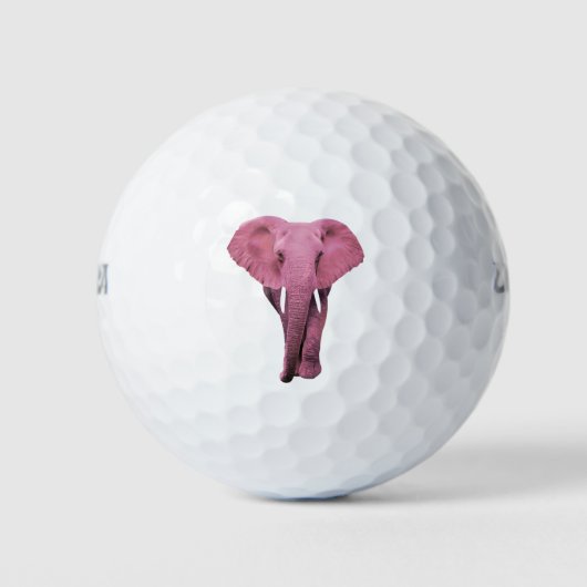 Roze olifant golfballen (Voorkant)