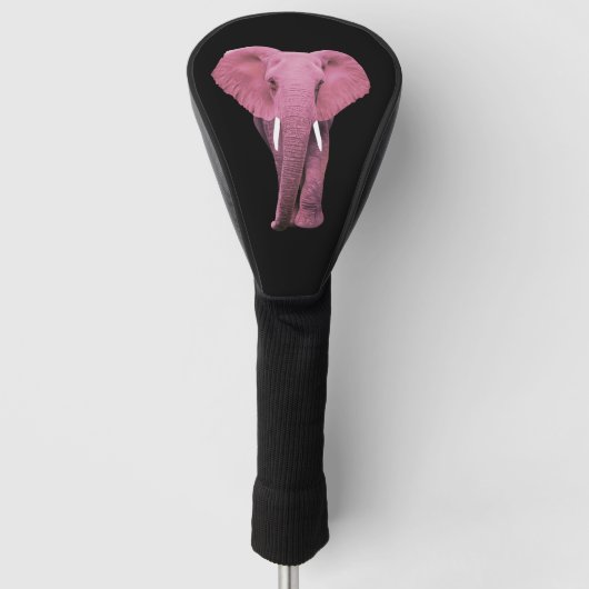 Roze olifant golfheadcover (Voorkant)