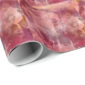 Roze olifant Grunge Cadeaupapier (Rol Hoek)