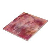 Roze olifant Grunge Tegeltje (Zijkant)