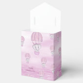 Roze Olifant Hete Luchtballon Favor Box Bedankdoosjes (Geopend)